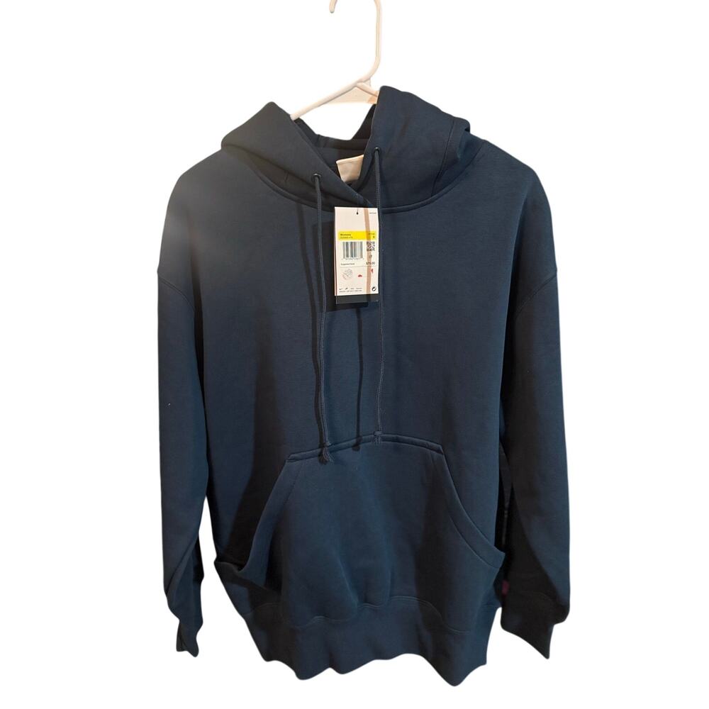 NWT SZ S - Women's Nike Hoodie, Dark Blue - Picture 2 of 3
